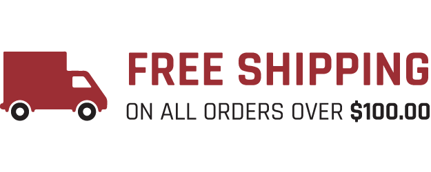 Free shipping on all orders over $100.00